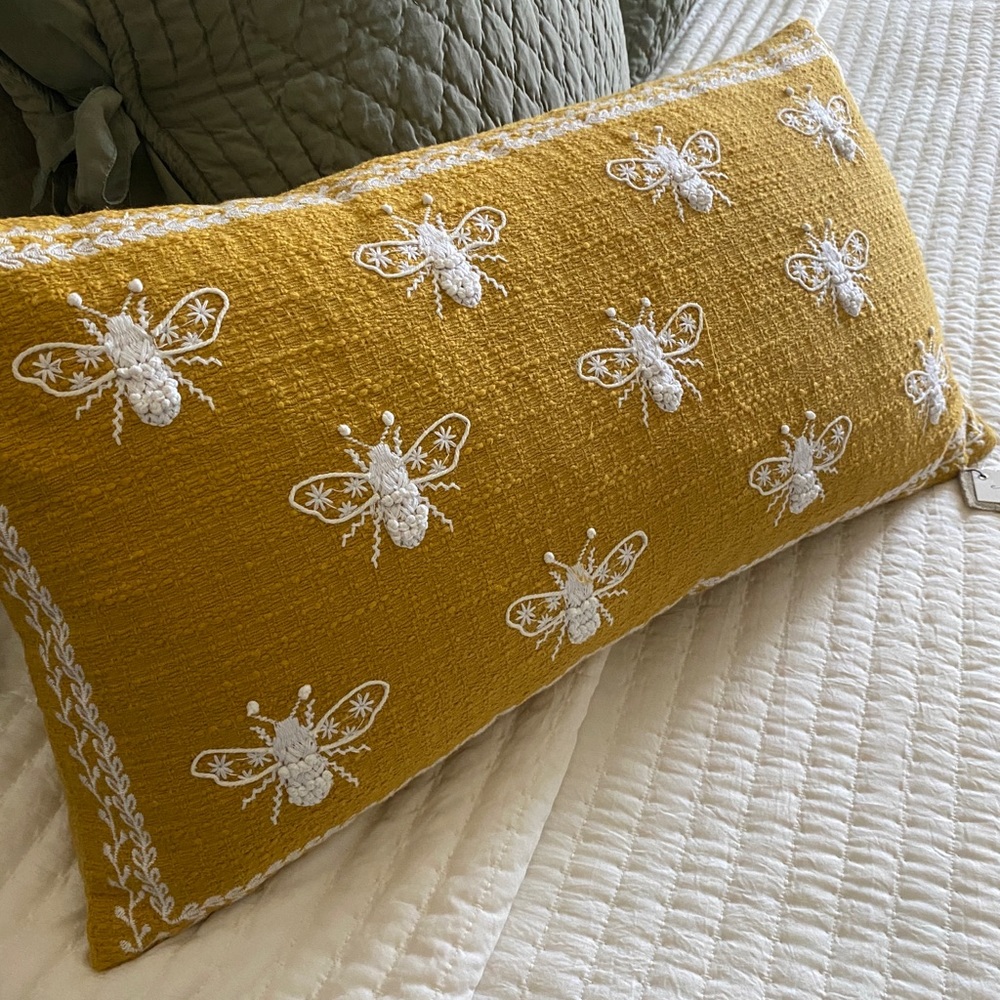 Bumblebee Pillow by Crafted Marketplace